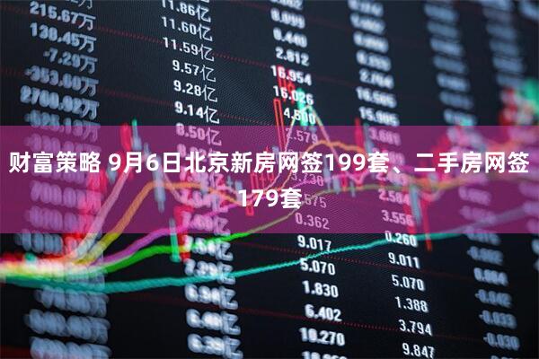 财富策略 9月6日北京新房网签199套、二手房网签179套